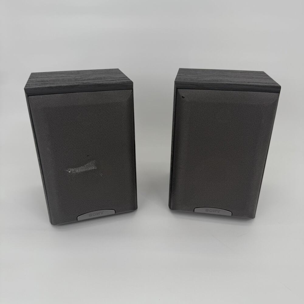 Sony SS-MB150H Bookshelf Speakers Pair 8 Ohm 120W Tested Great Sound w/ Grills